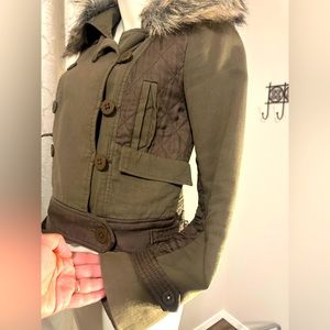 Rebecca Taylor Green Jacket Size XS